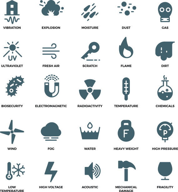 外部影响保护矢量图标图片下载
