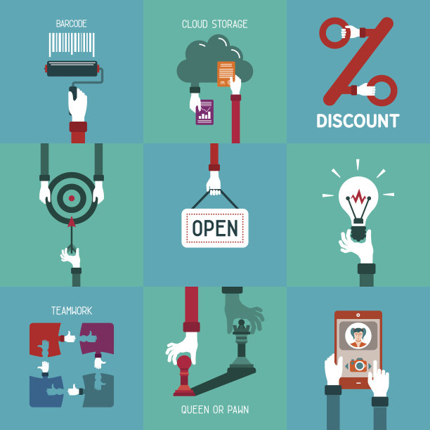 常见的简单业务概念集图片下载