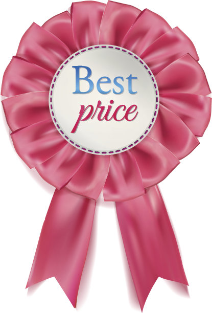 矢量照片真实弓孤立。蝴蝶结有尾巴的物体图片下载