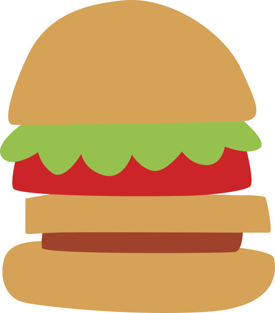 汉堡包和三明治快餐的载体。图片下载