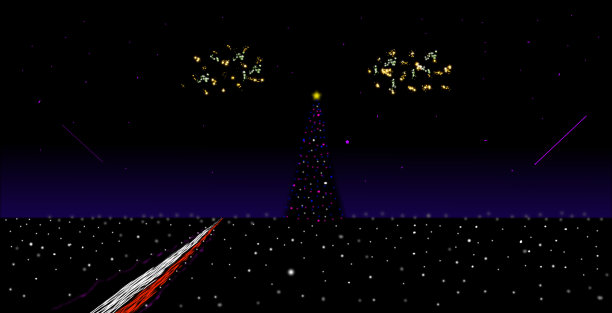 在大城市的新年之夜图片下载