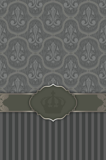 复古背景与装饰元素。图片下载