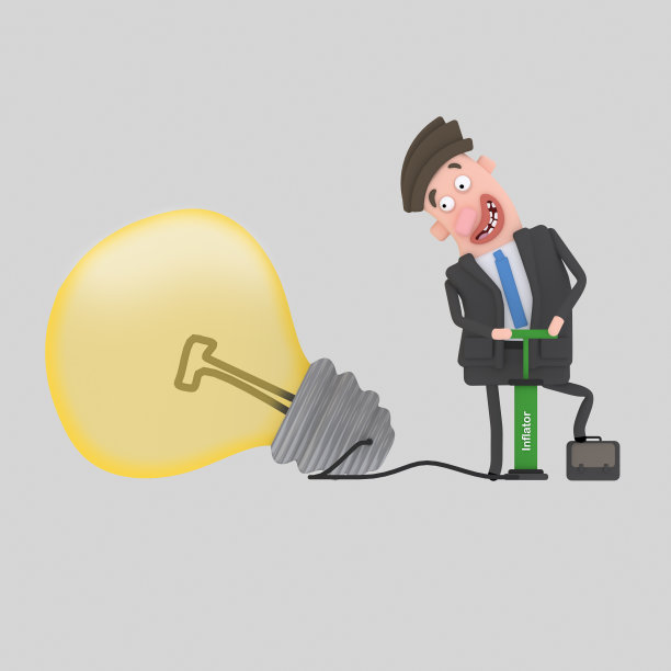 一个夸大其词的商人图片下载