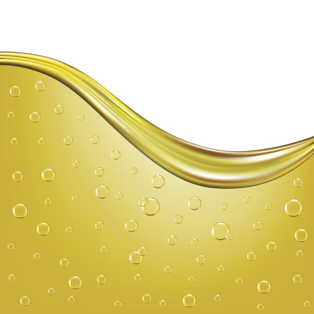 白色背景上的油波图片下载