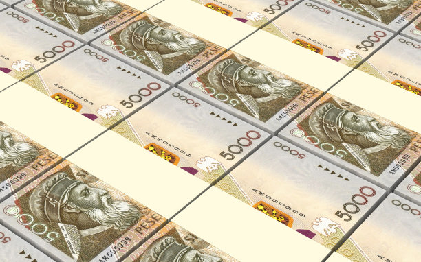 阿尔巴尼亚莱克账单堆积背景。图片下载