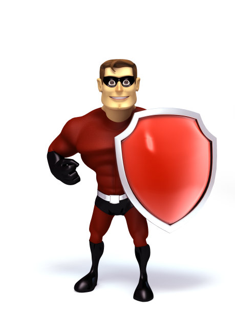 手持红盾的超级英雄图片下载