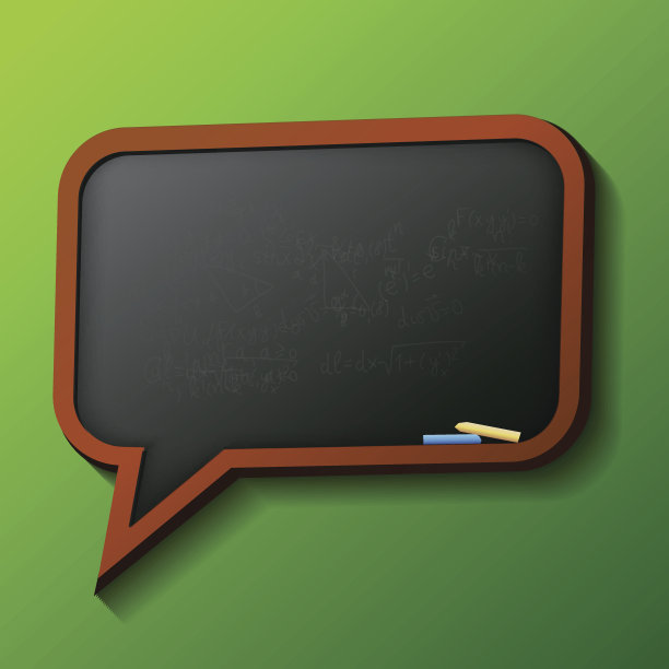 演讲泡沫黑板图片下载