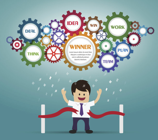 商人在终点线图片下载