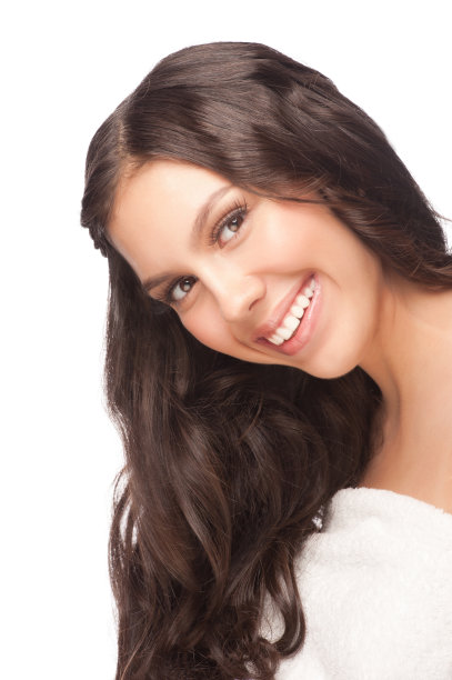 拥有美丽健康皮肤的女人图片下载