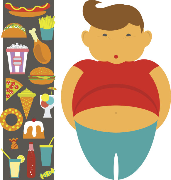 肥胖信息模板图片下载