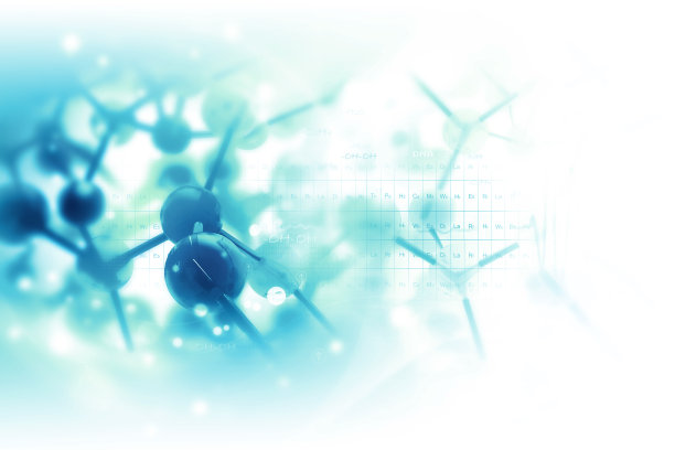 科学背景下的分子素材图片