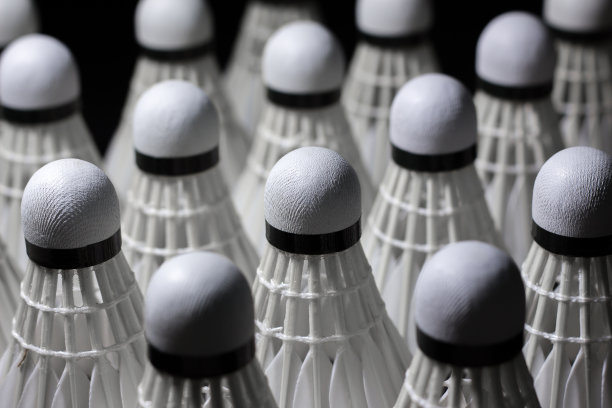 黑色背景上的毽子。图片下载