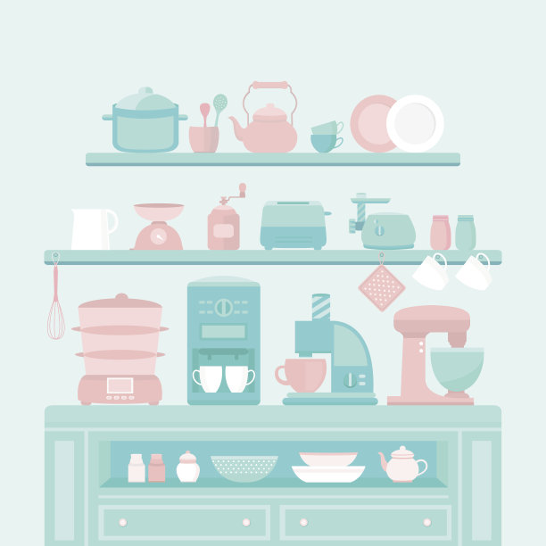 家用电器和用具。图片下载