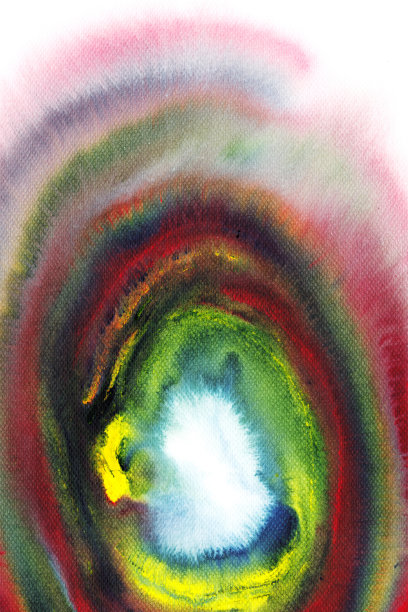 抽象的五颜六色的水彩。图片下载