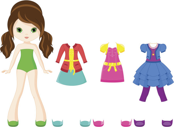 纸娃娃图片下载