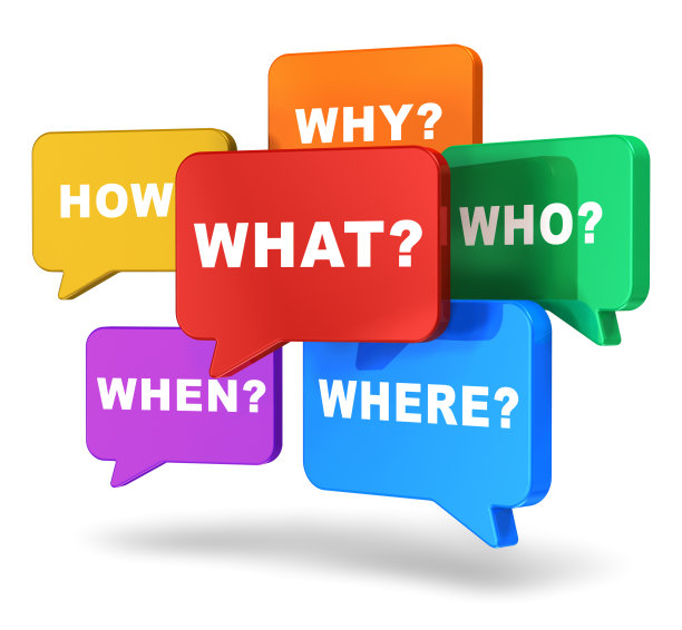 充满问题的演讲气球图片下载