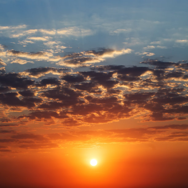 壮观的日出图片下载