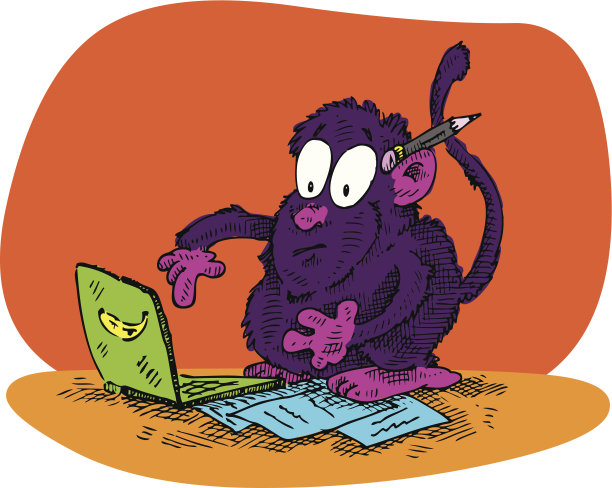 电脑的猴子图片下载