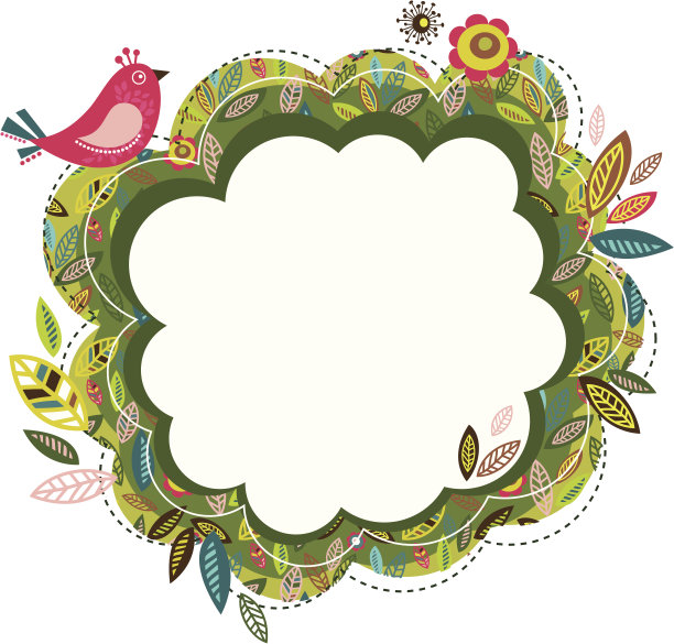 贺卡的背景是一只小鸟图片下载