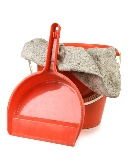 塑料桶和抹布图片下载