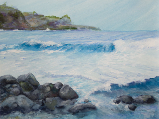 岩石海岸图片下载