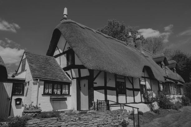 茅草屋图片下载