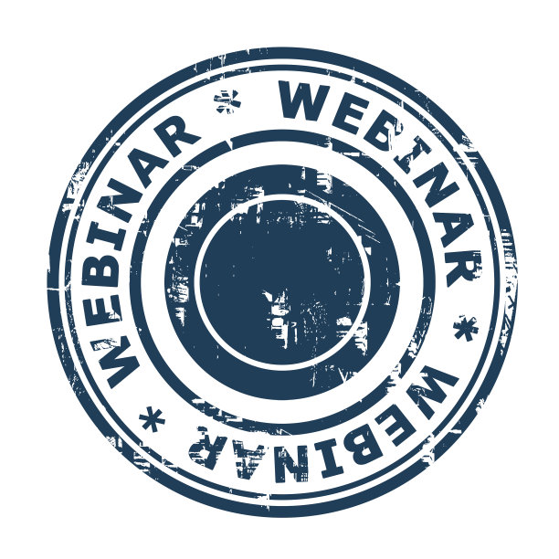 网络研讨会概念邮票图片下载