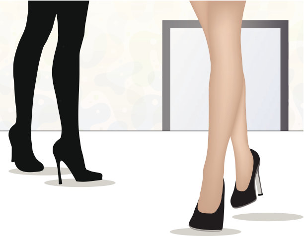 女人腿上走，室内活动图片下载