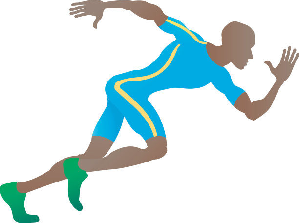 短跑运动员素材图片