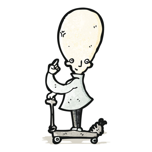 天才科学家卡通图片下载