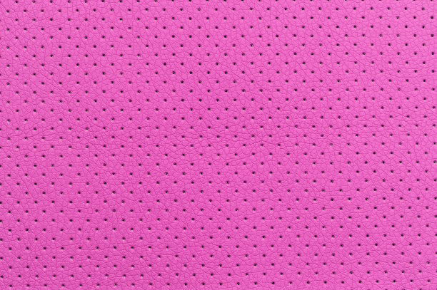 粉红色穿孔人造皮革背景纹理图片下载