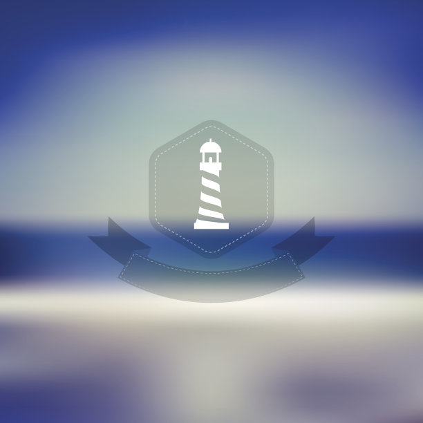 夏季概念海报，传单，传单与模糊的海滩背景。六角图片下载