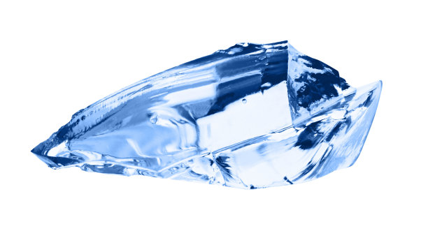 冰块孤立在白色上。图片下载