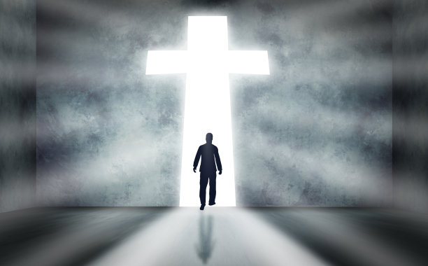 走向十字架的人图片下载