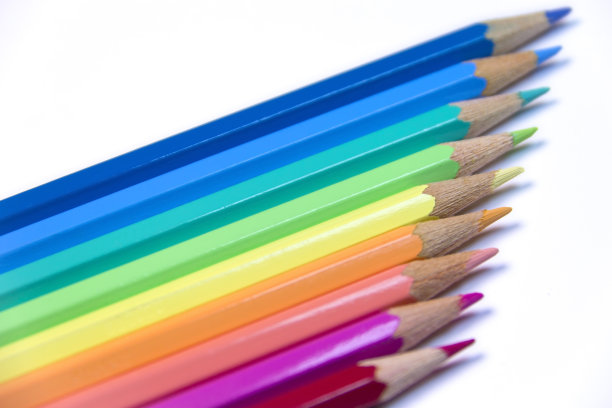 一排铅笔图片下载