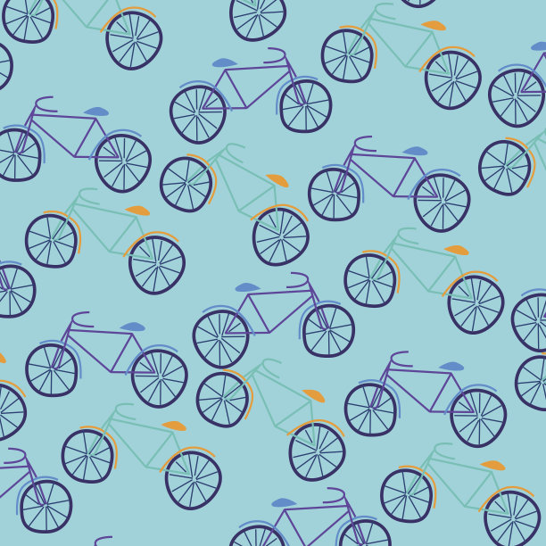 自行车插图图片下载