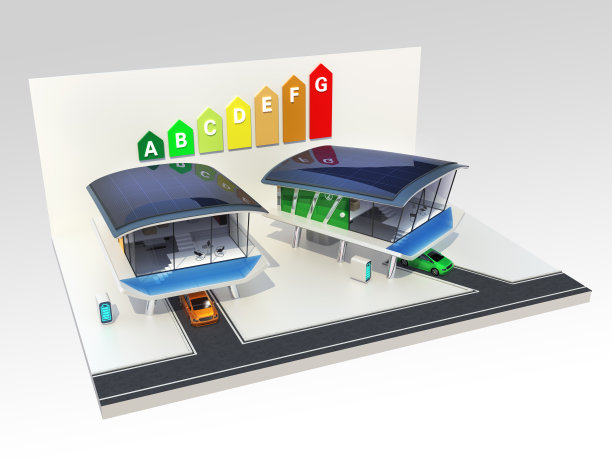 智能房屋与能源分类图表图片下载