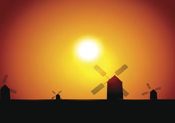 风车景观图片下载