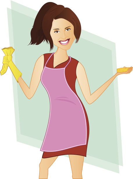 清洁女工图片下载