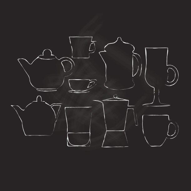 杯子，杯子和水壶图片下载