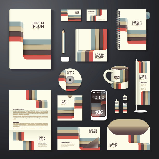 矢量宣传册，传单，杂志封面小册子海报设计模板图片下载