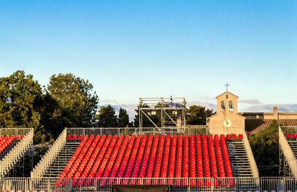 夏季竞技场的台阶图片下载
