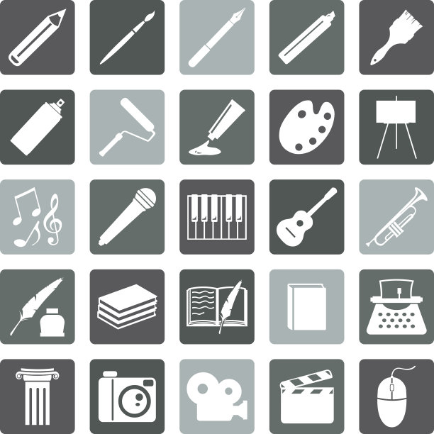 矢量艺术图标集图片下载