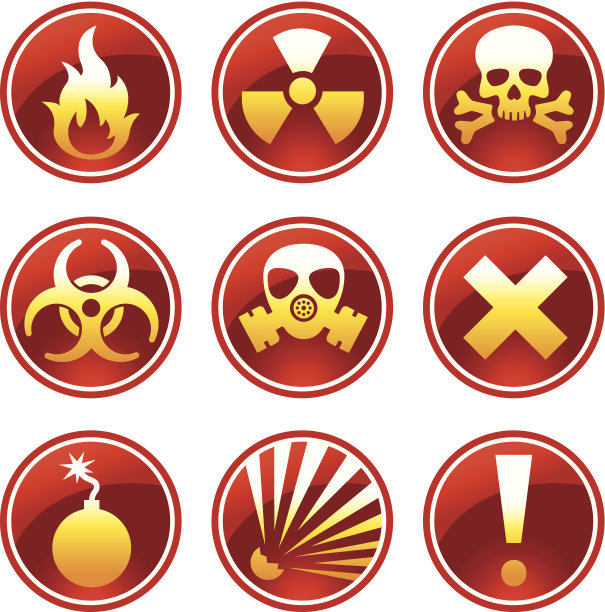 一轮警告图标素材图片