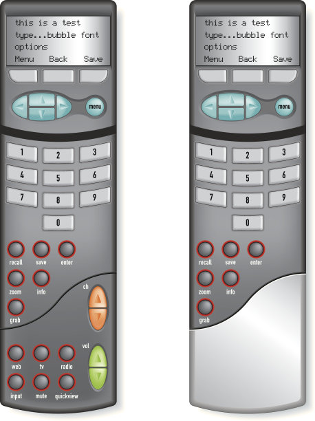 灰色的远程控制图片下载