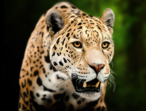 豹数字绘画与平板电脑素材图片