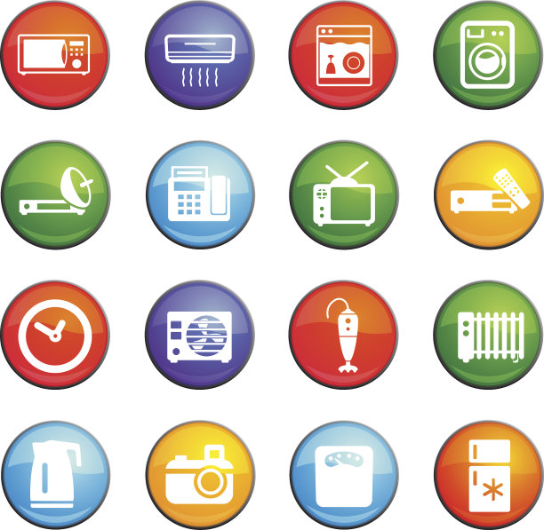 家电图标集图片下载