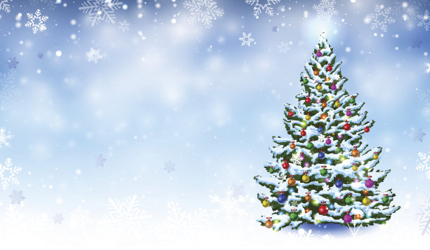 冬天的背景素材图片