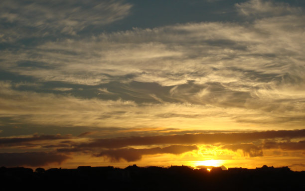 惊人的日落图片下载