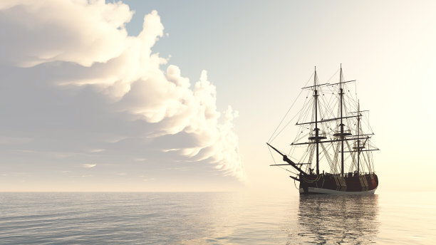 抛锚的帆船图片下载